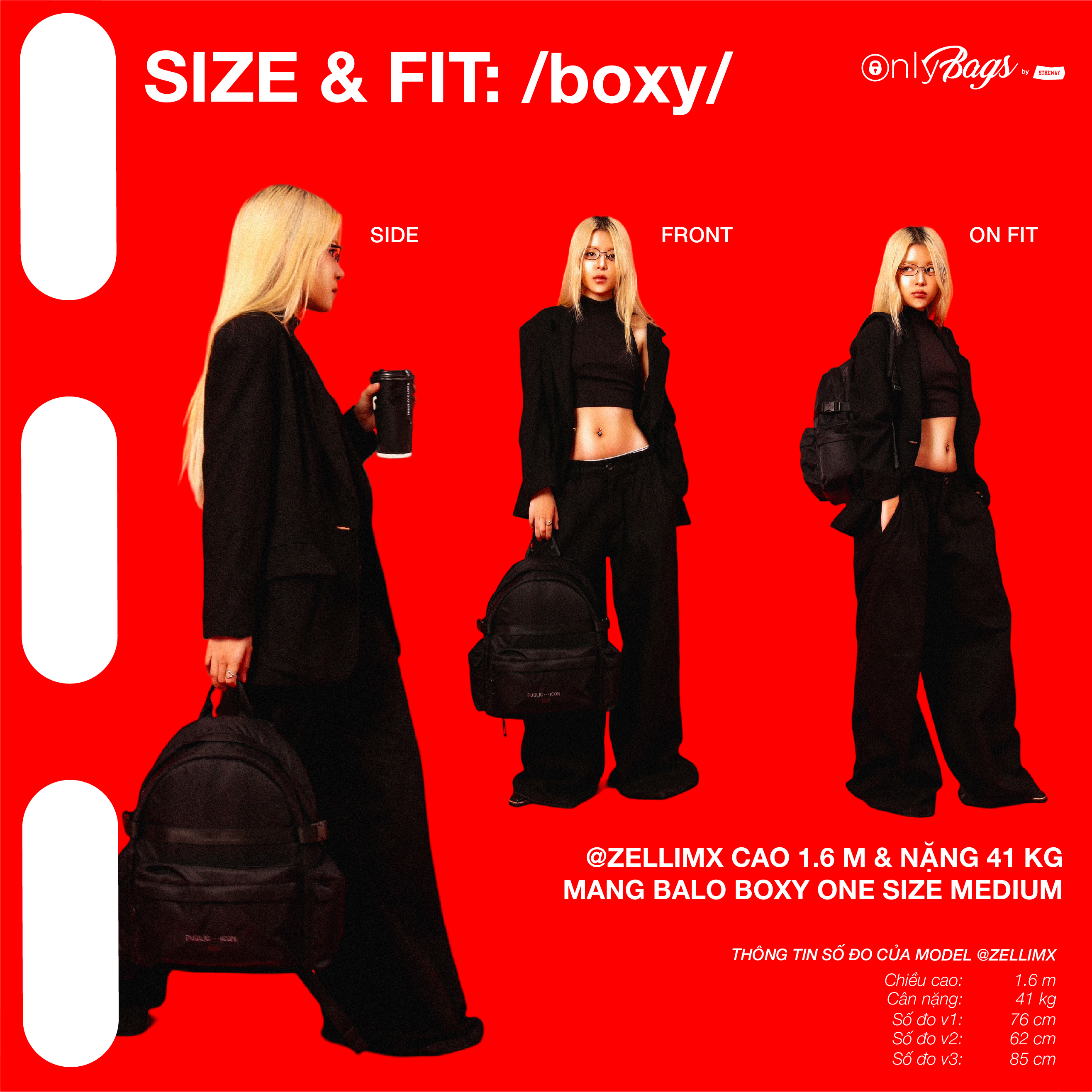 BALO 5THEWAY /mono colo/ BOXY ROCKET BACKPACK