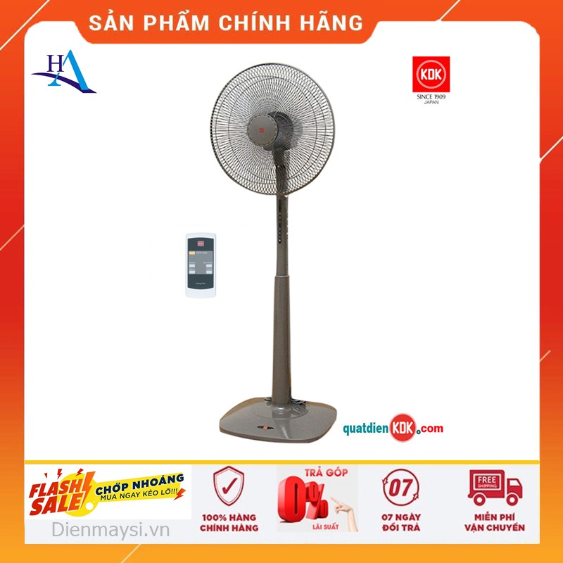 Quạt đứng kdk m40k (xám) (miễn phí giao tại hcm-ngoài tỉnh liên hệ shop)
