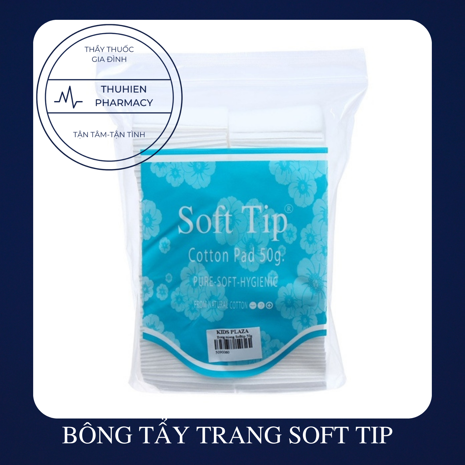BÔNG TẨY TRANG SOFT TIP (gói 50g)