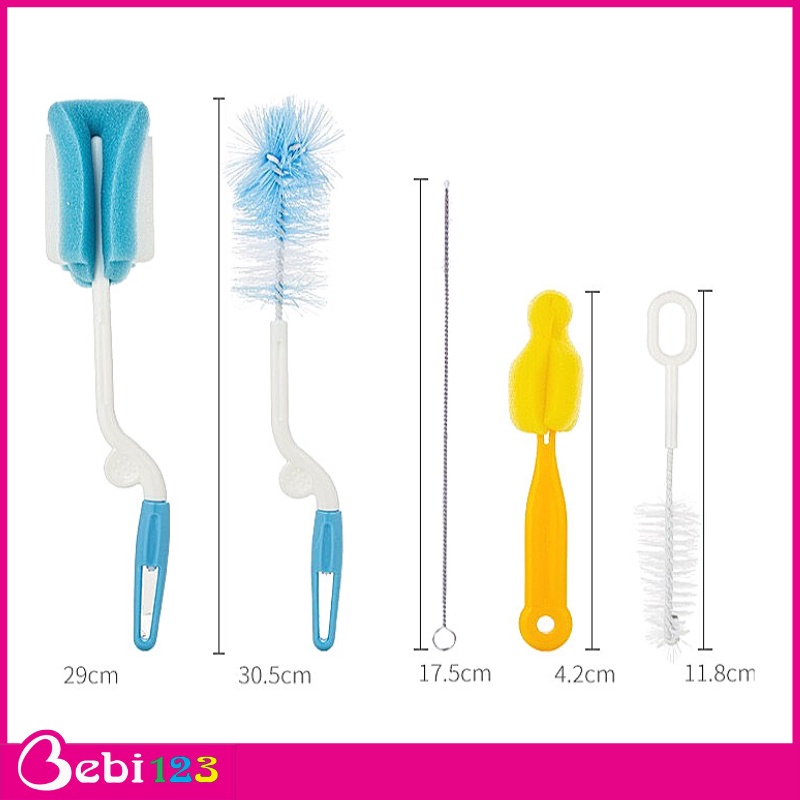 Bộ 4 Cọ Rửa Bình Sữa Và Núm Ty Cho Mẹ và Bé