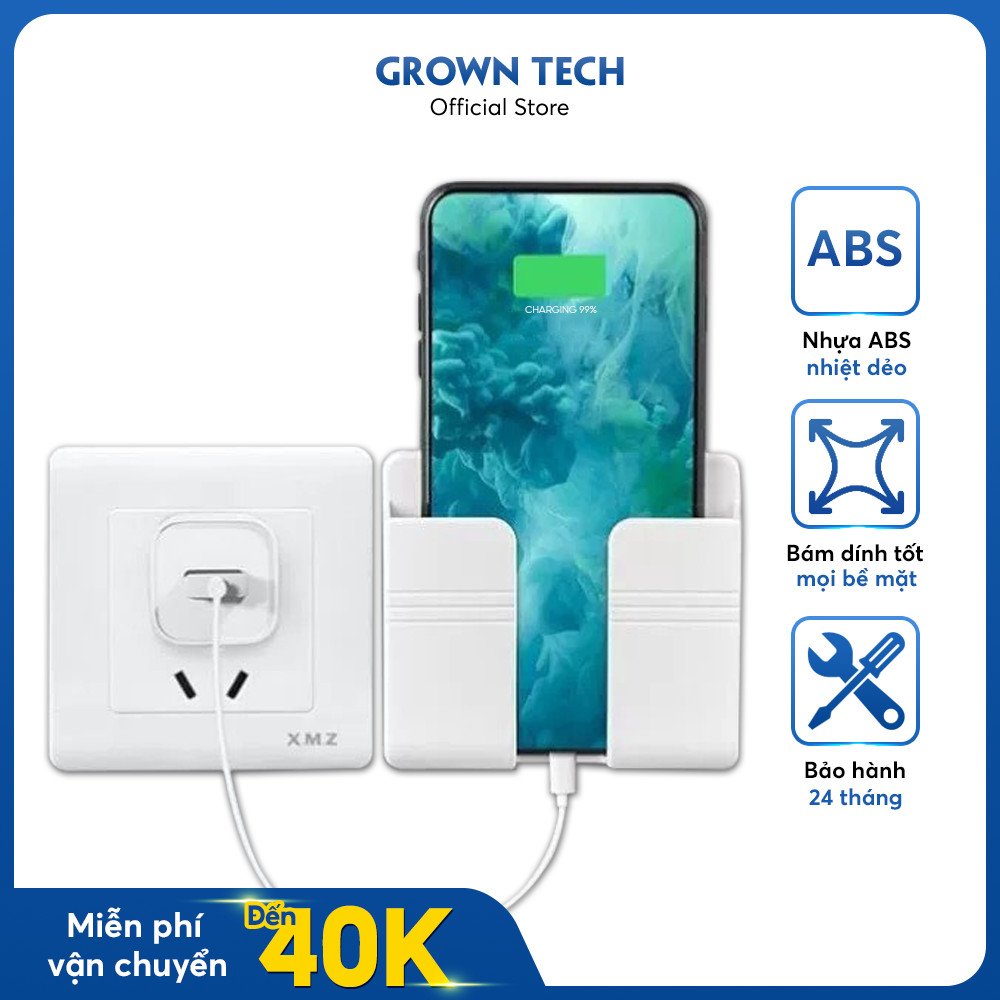 Giá đỡ điện thoại thông minh dán tường GROWNTECH-3M