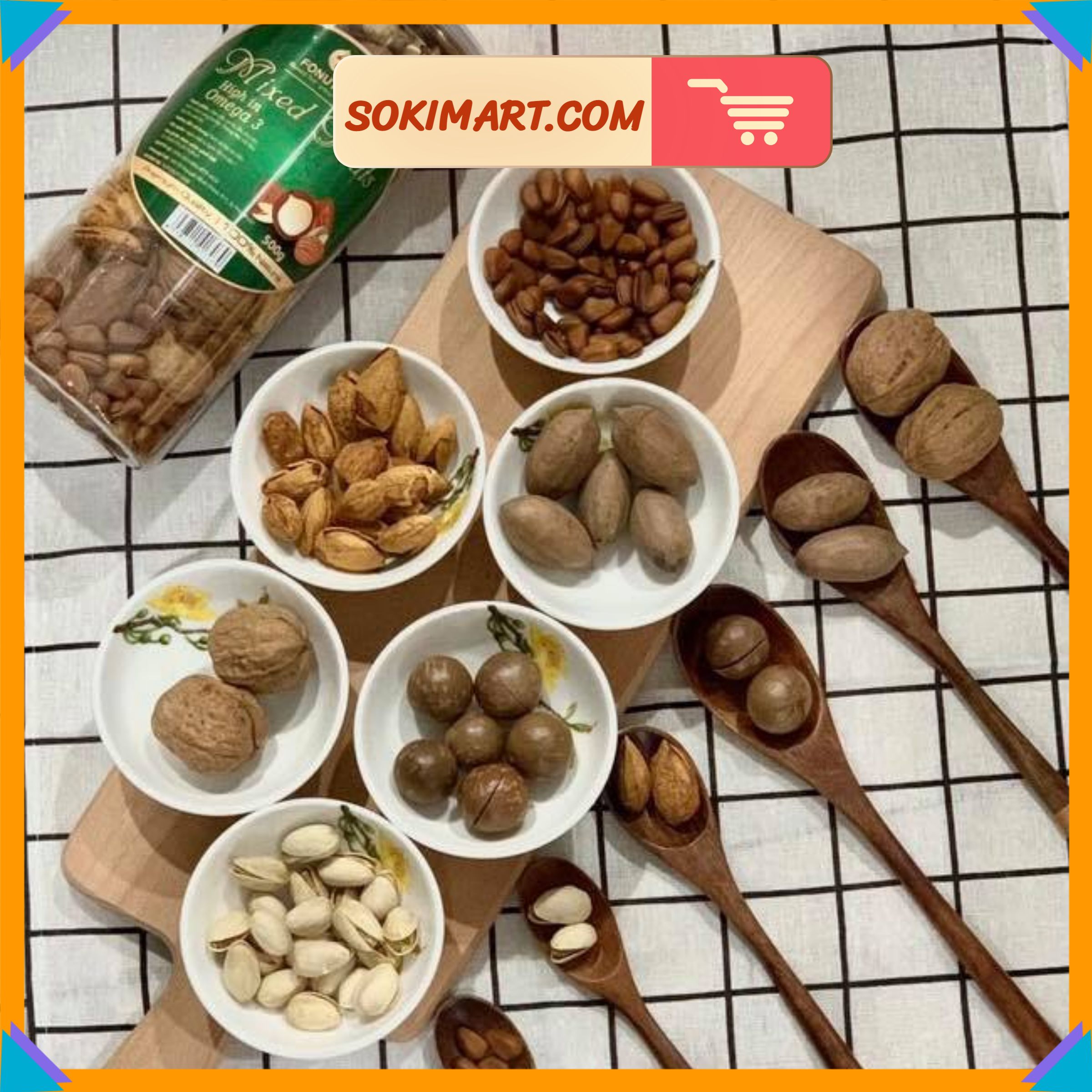 Mixed nuts 4 loại hạt dinh dưỡng - 500g