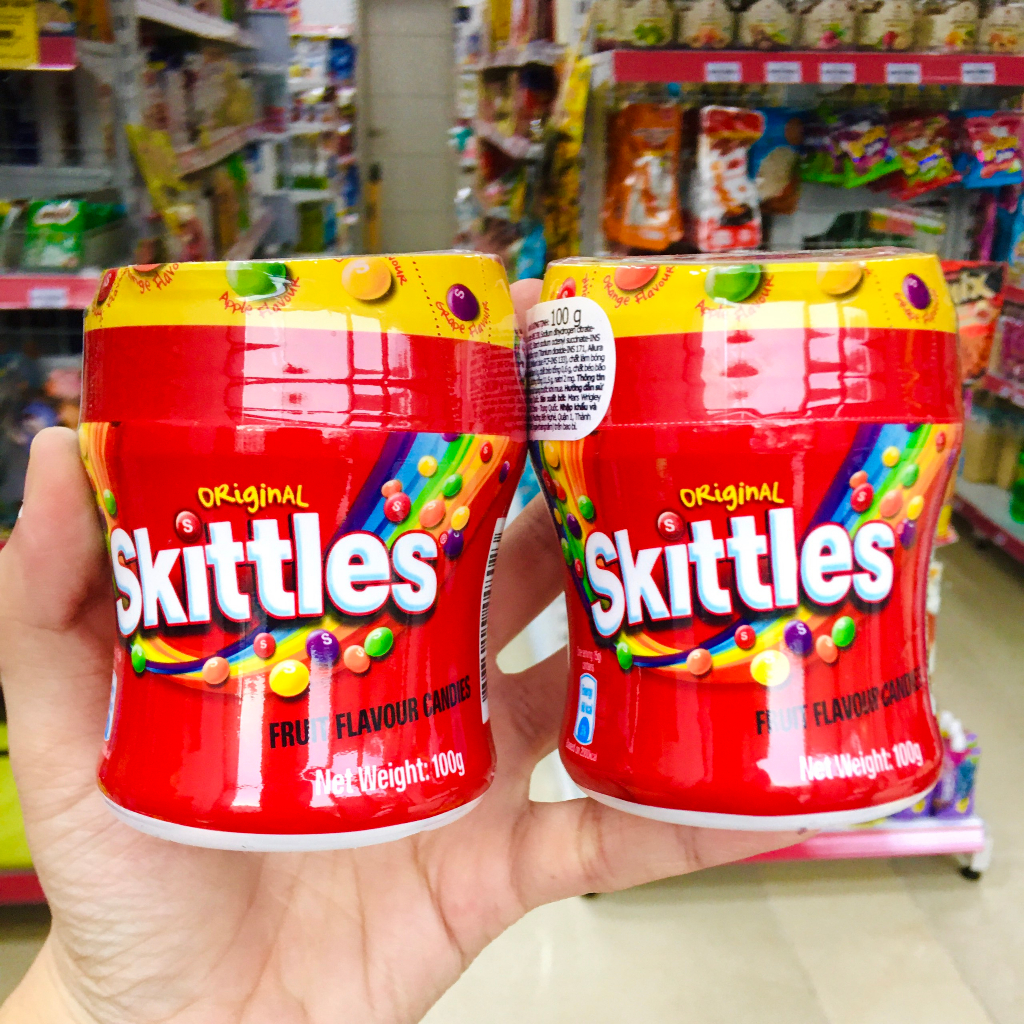 Kẹo trái cây Skittles Original hũ 100g