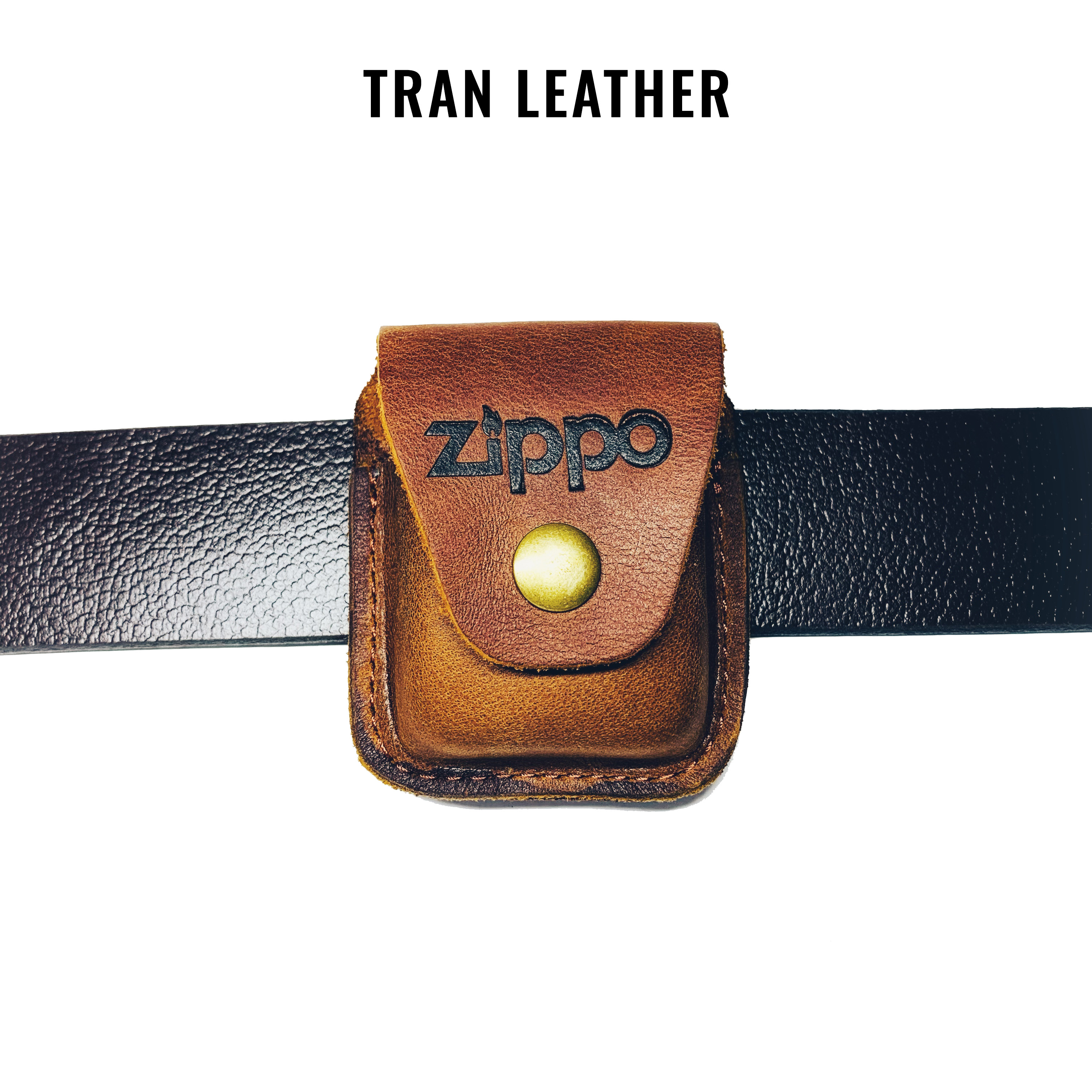 [HCM]Bao Da Bật Lửa Zippo - TRAN210220 | TRAN LEATHER