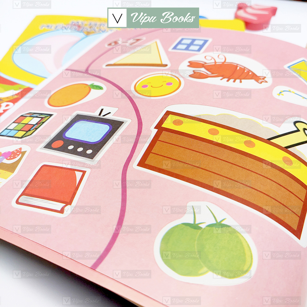 Sách - Miếng Dán Thông Minh Cho Bé - My First Sticker Book (Bộ 3 Cuốn)