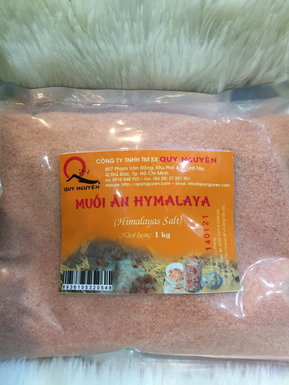 MUỐI ĂN HYMALAYA 1KG/GÓI