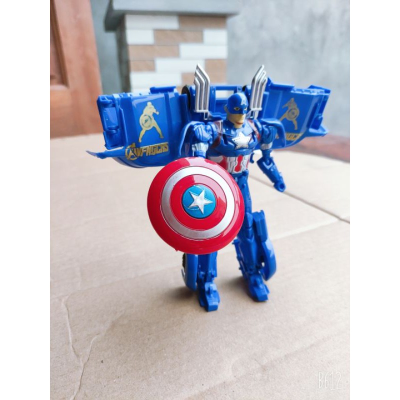 Đồ chơi robot đội trưởng mỹ biến hình 556317