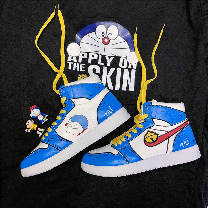 Doraemon anime aj giày nam nữ cao cấp