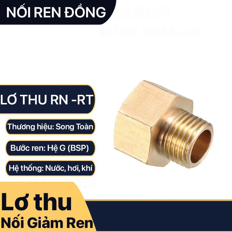 Brass Threaded Pipe Fitting Reducing Adapter