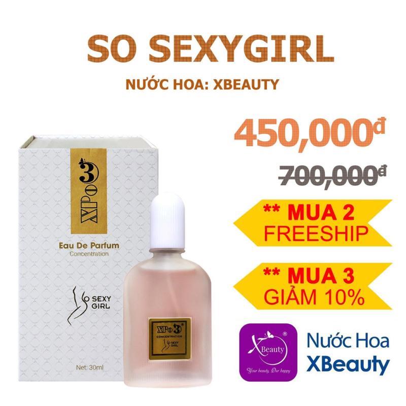 Nước hoa cô đặc Nam Nữ XBeauty XPo3 30ml (Có 10 mùi hương). Nước hoa thơm lâu cả ngày dành cho Nam & Nữ (Unisex)
