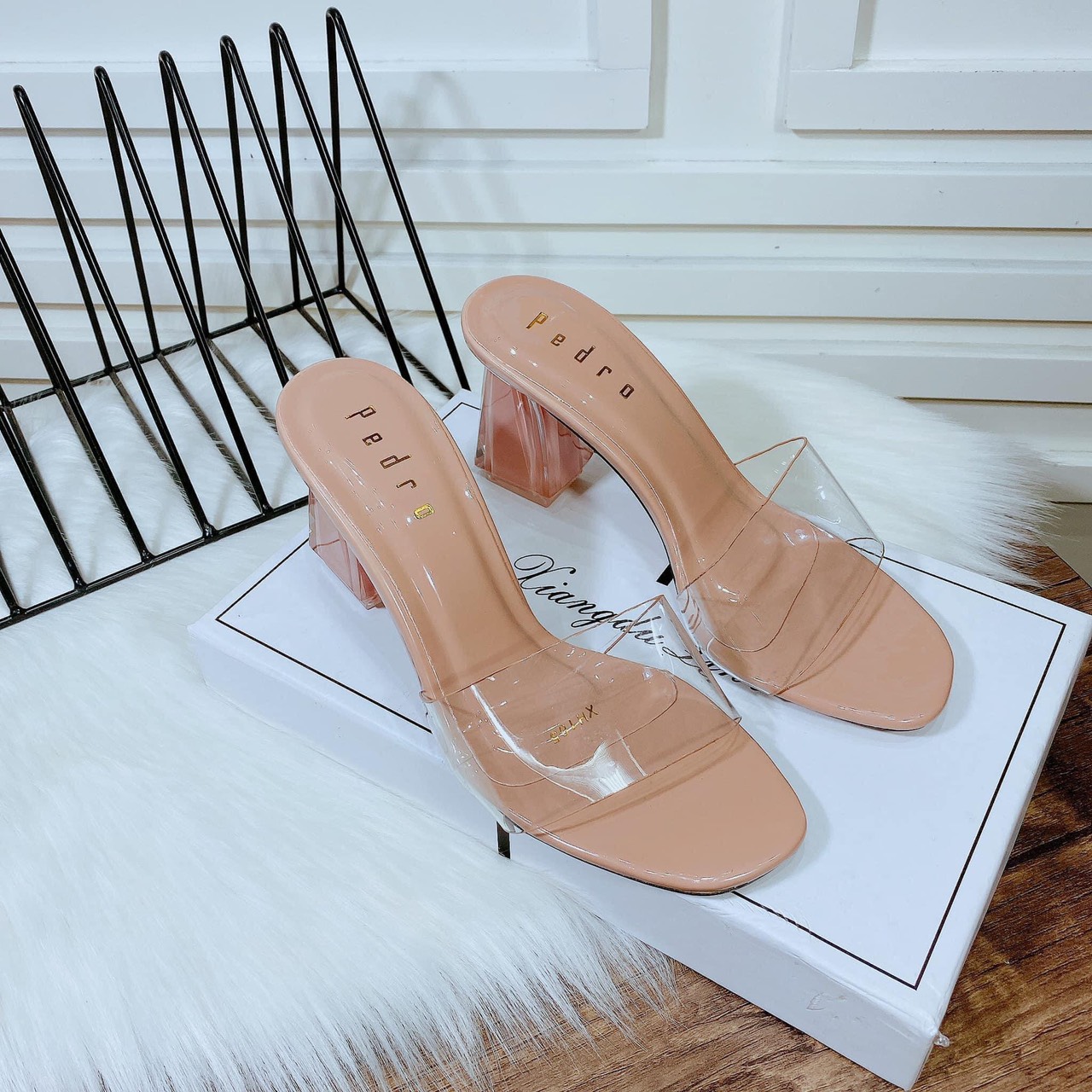 SALE GIÁ GỐC I GUỐC CAO GÓT QUAI BẢN TRONG GÓT VUÔNG SƠN TRONG 7P CỰC TÔN DÁNG - MÃ 629