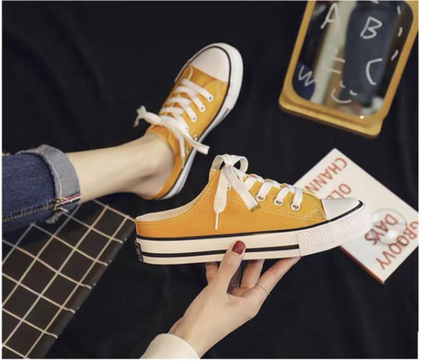 (Video) Giày thể thao nữ, giày sneaker nữ, sục nữ slipon sục trơn CV thời trang ulzzang Hàn Quốc giá rẻ