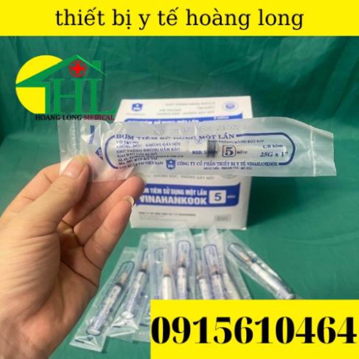 Bơm tiêm 1 lần Vinahankook 5ml