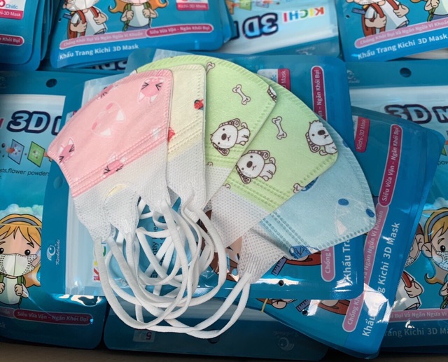 KHẨU TRANG KICHI 3D MASK CHO BÉ