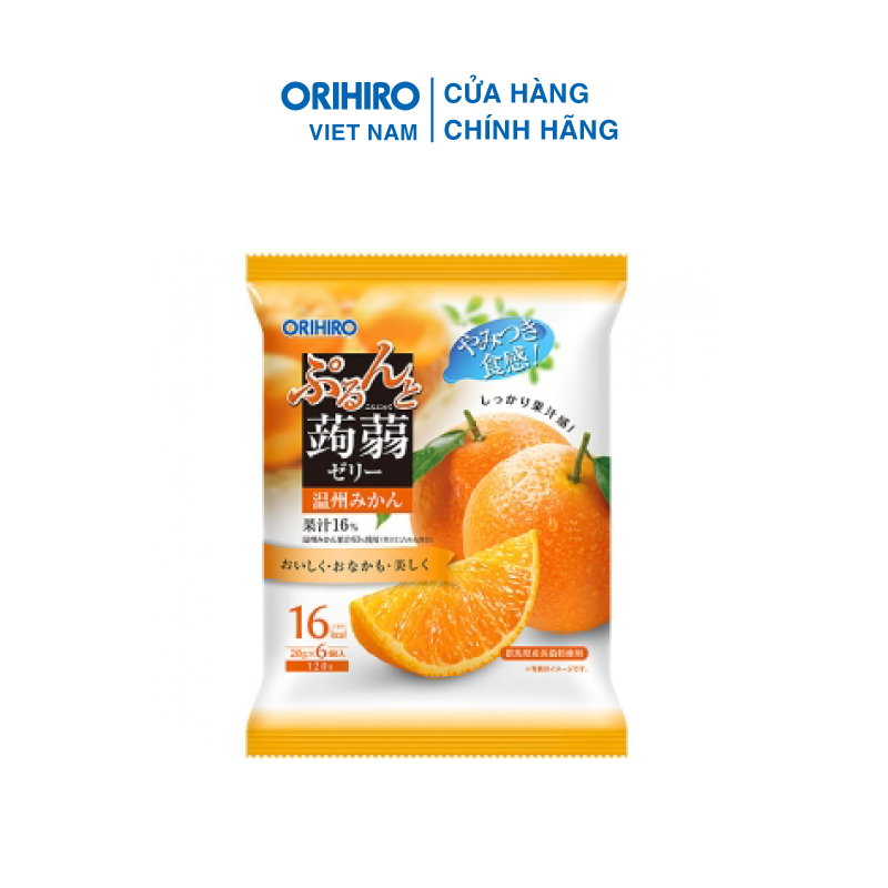 Thạch trái cây Orihiro vị cam