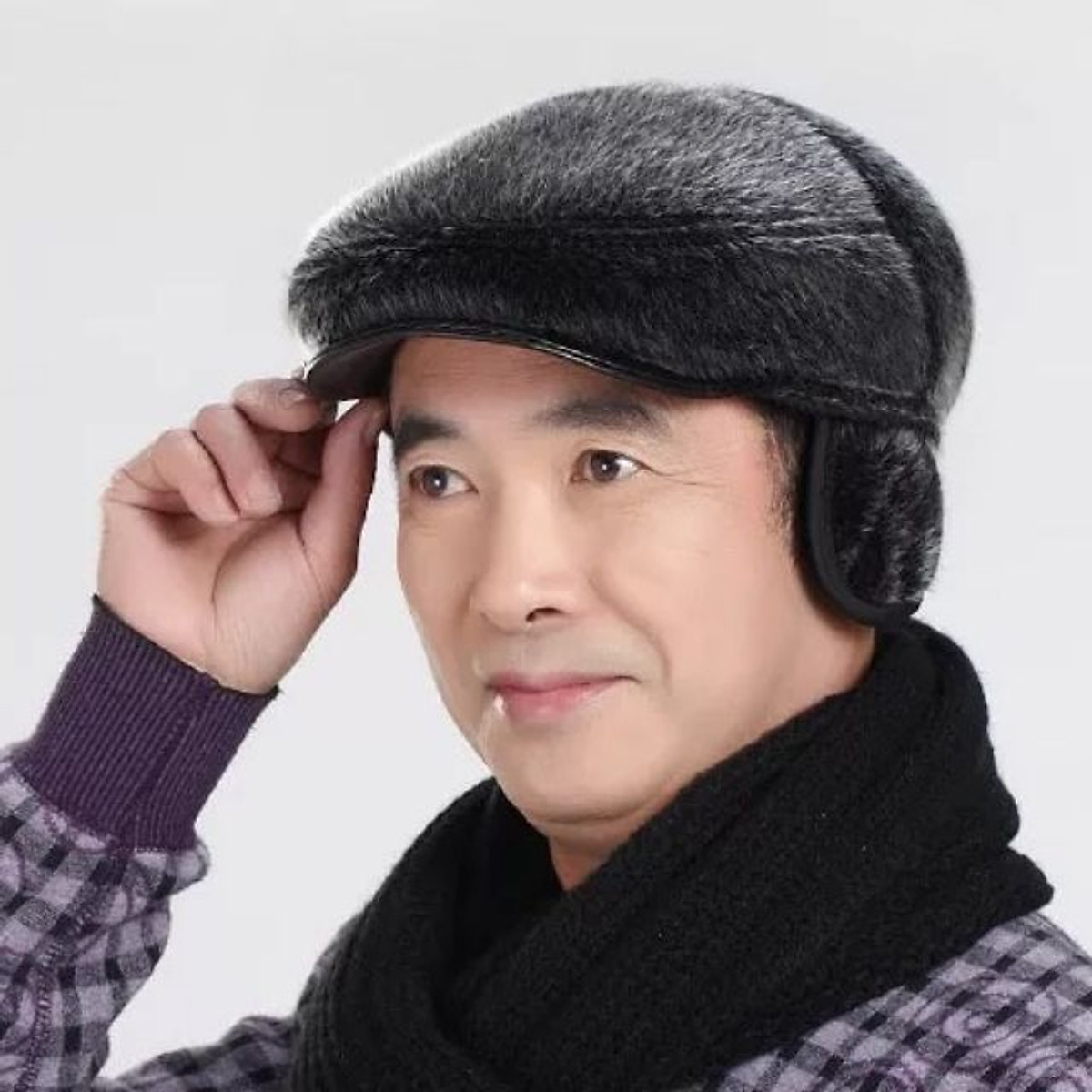 Mũ Lông Bịt Tai Cho Bố