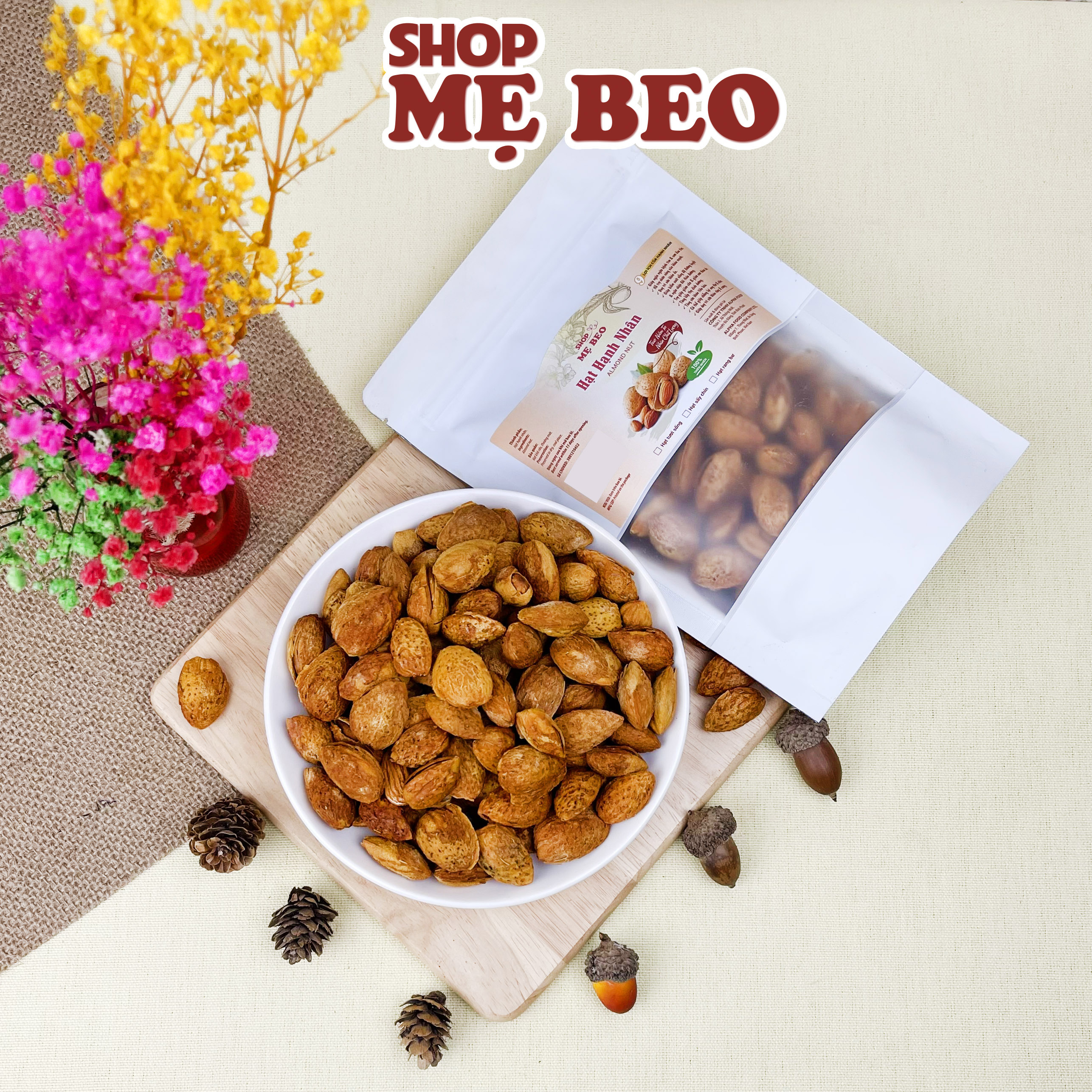 Hạt Hạnh Hạnh Nhân Nhập Khẩu Shop Mẹ Beo