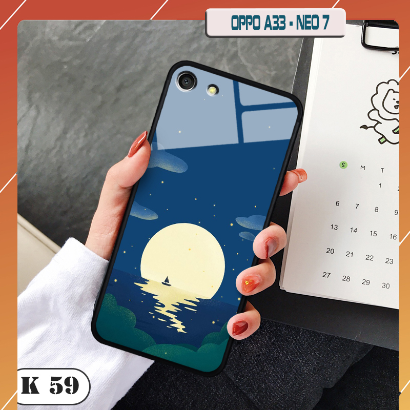 Ốp lưng kính 3D điện thoại OPPO NEO 7