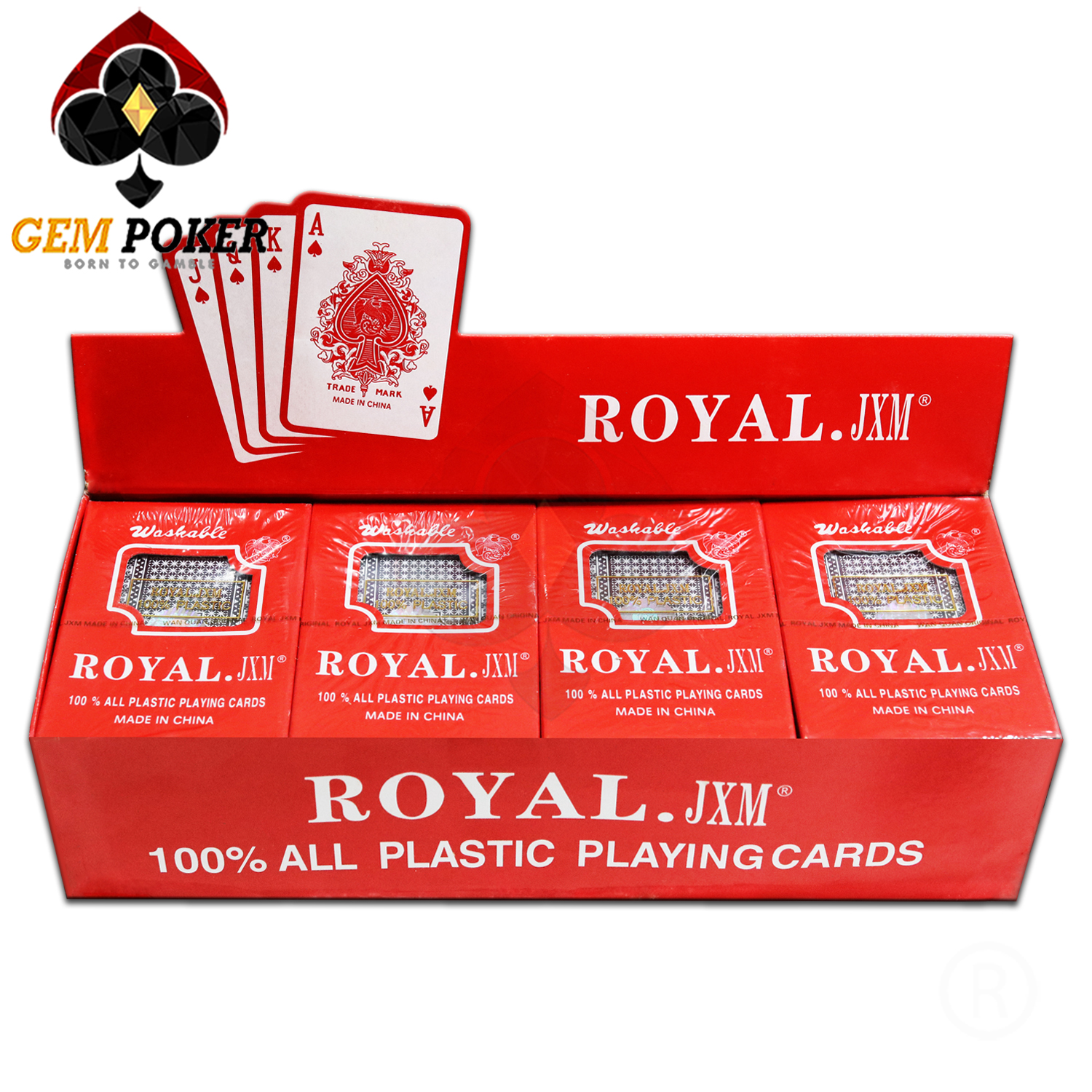 BÀI TÂY NHỰA ROYAL JXM 100% PLASTIC
