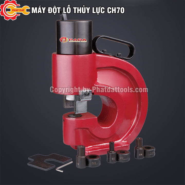 Máy đột thủy lực Ch70-Đột thanh đồng 12mm