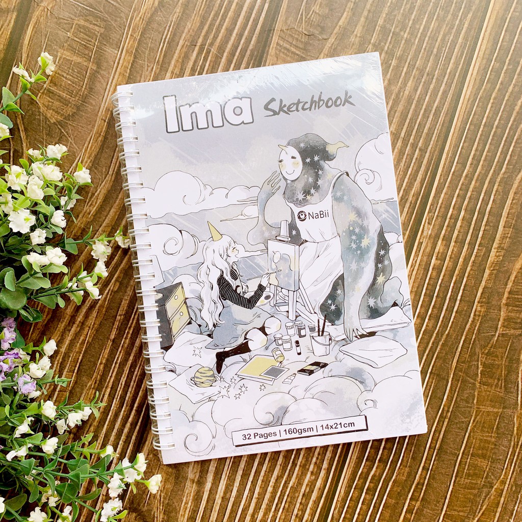 Sổ Vẽ Chì NaBii- Ima Sketchbook - Vẽ Phác Thảo - Ký Họa