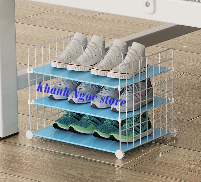 [Hoàn tiền 10%] 🩰👠 Kệ Giày Dép 3 Ngăn - tự lắp đa dạng 🩰👠