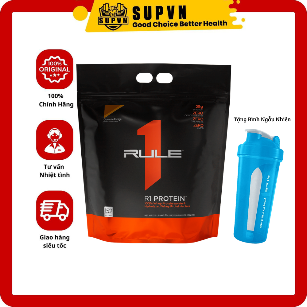 Rule 1 Protein 10 LBS - Sữa tăng cơ whey isolate Rule 1 10lbs