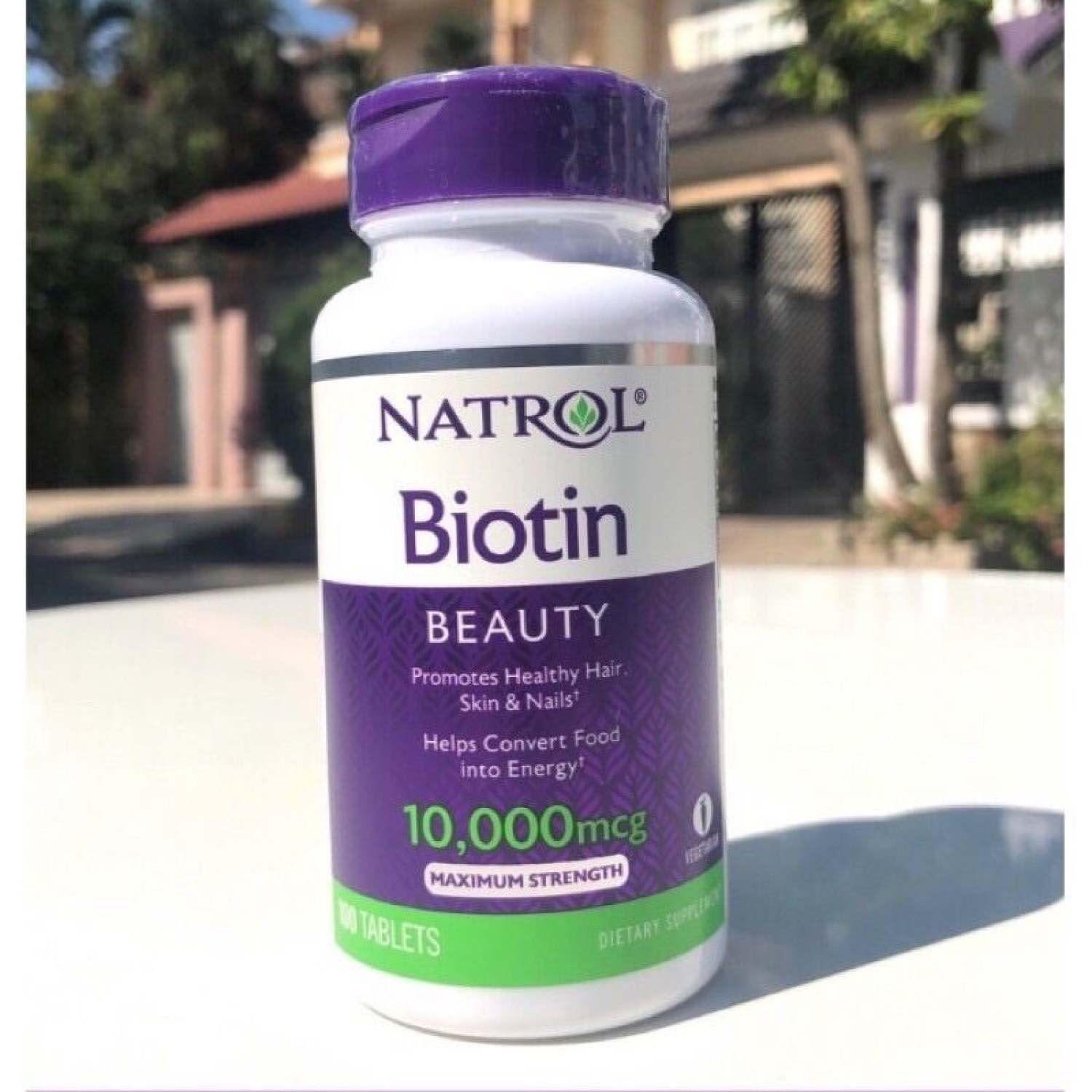 Viên uống Natrol Biotin Beauty Maximum Strength 10