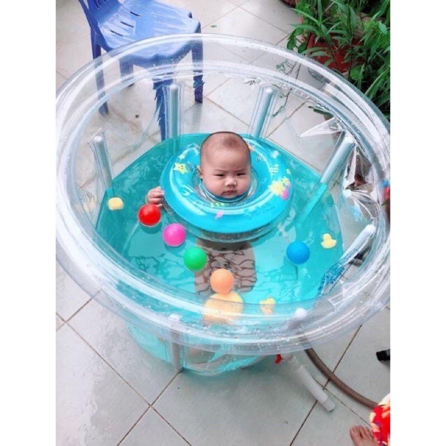 BỂ BƠI ĐỨNG THÀNH CAO DOCTOR DOLPHIN CHO BÉ