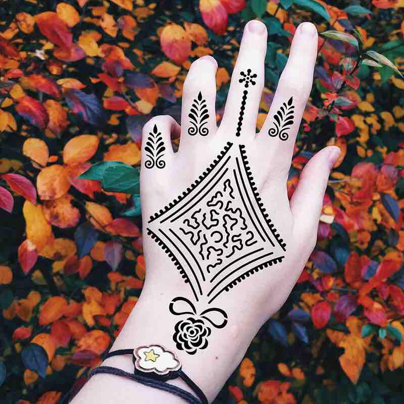 Mực xăm henna siêu đen Super Black