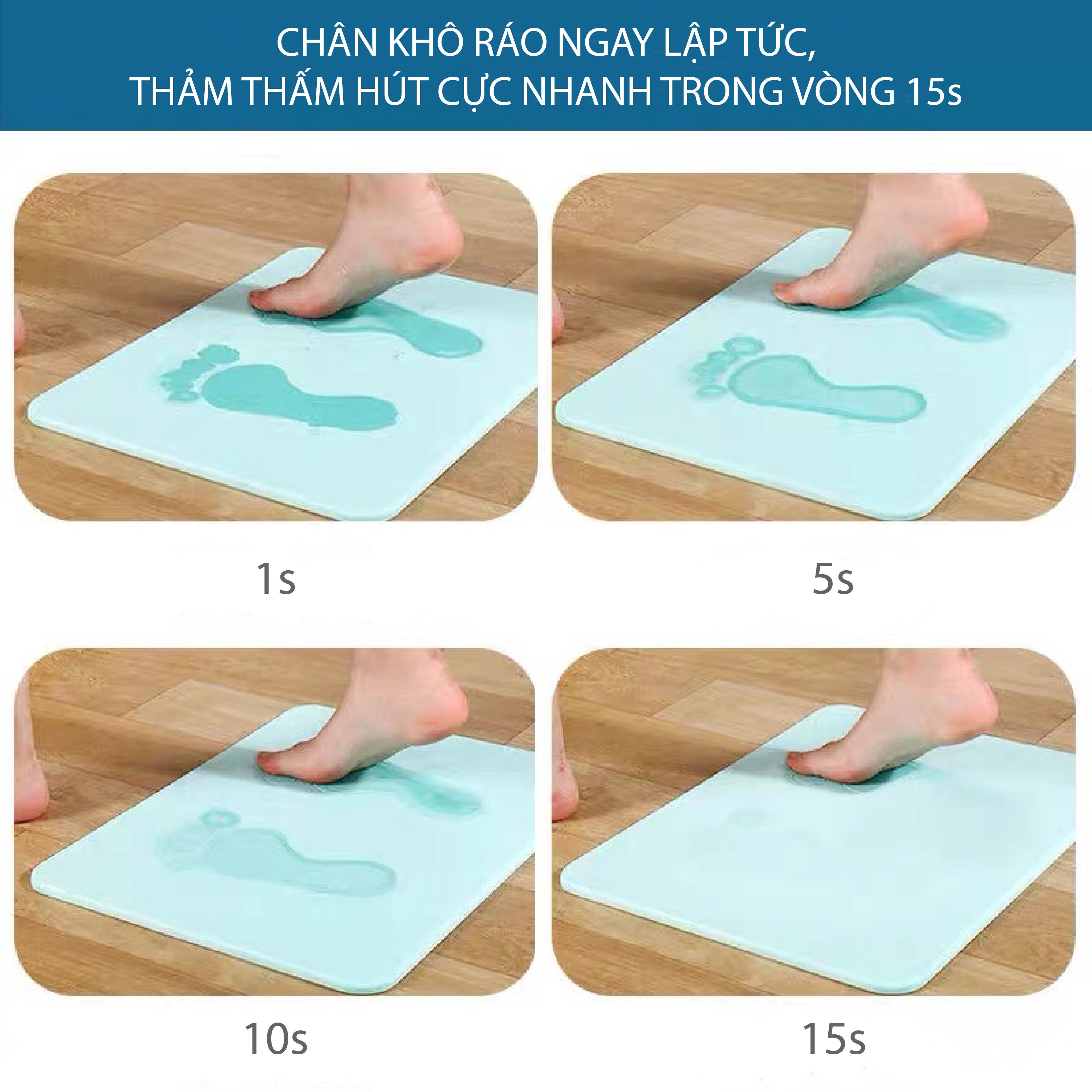 Thảm đá chùi chân siêu thấm Nhật Bản