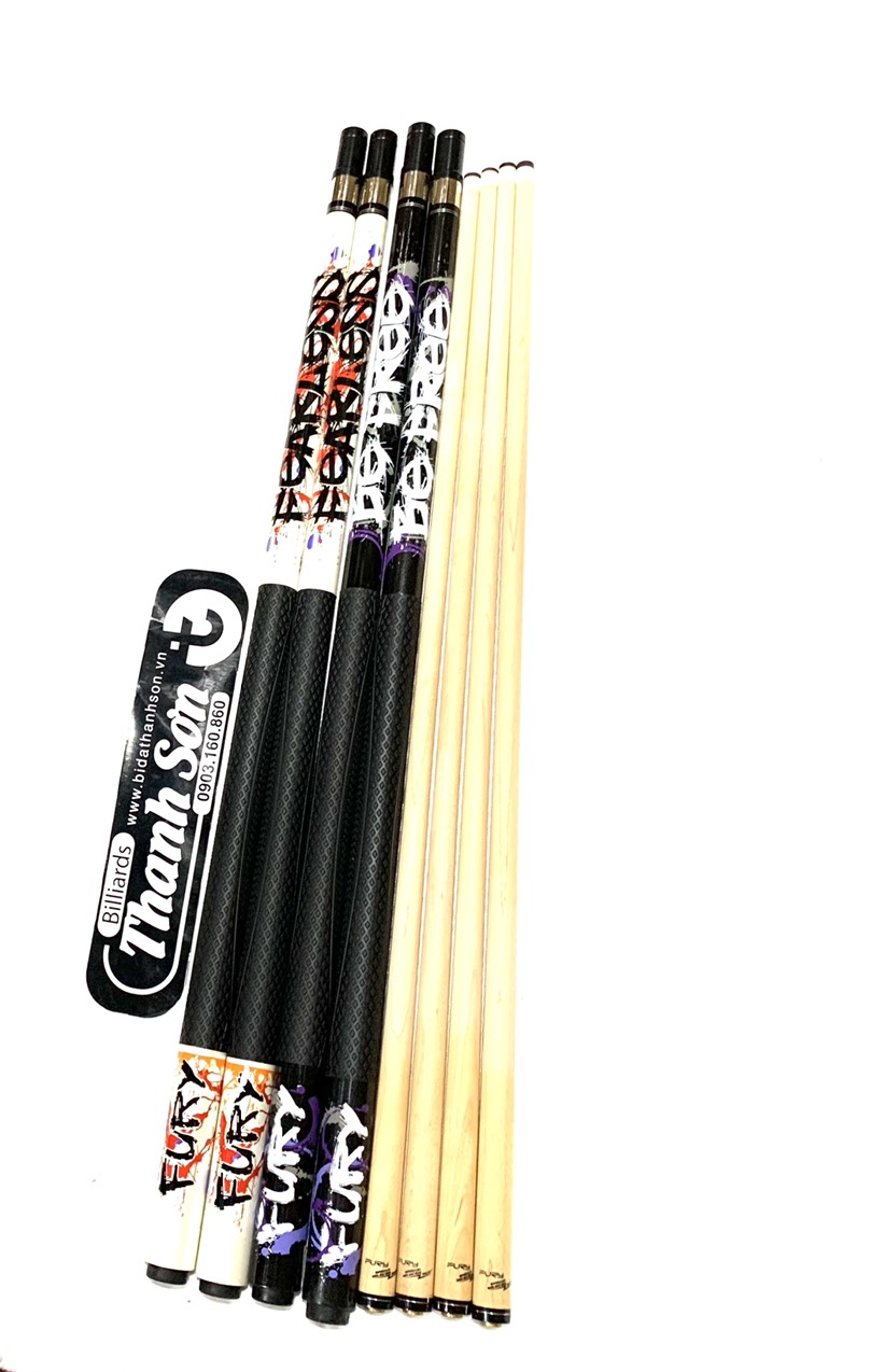 COMBO CƠ BiDa FURY SV (đầu11.5 nặng 500-550g)