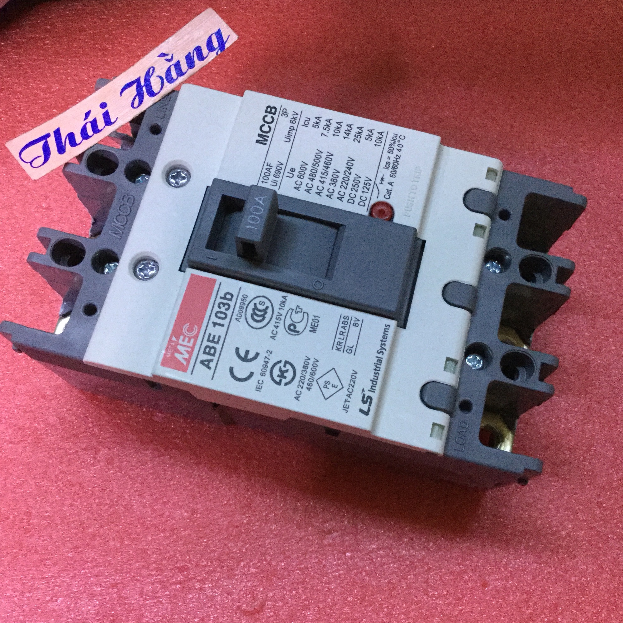 Attomat 3 pha mec abe-103 b -100 a - ls