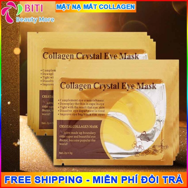 [CAO CẤP] 10 Miếng Mặt Nạ Mắt Collagen Crystal Eye Mask Biti Shop, làm sáng da, chống lão hóa, dưỡng ẩm,  xóa nếp nhăn - Mặt nạ mắt nội địa trung BitiShop