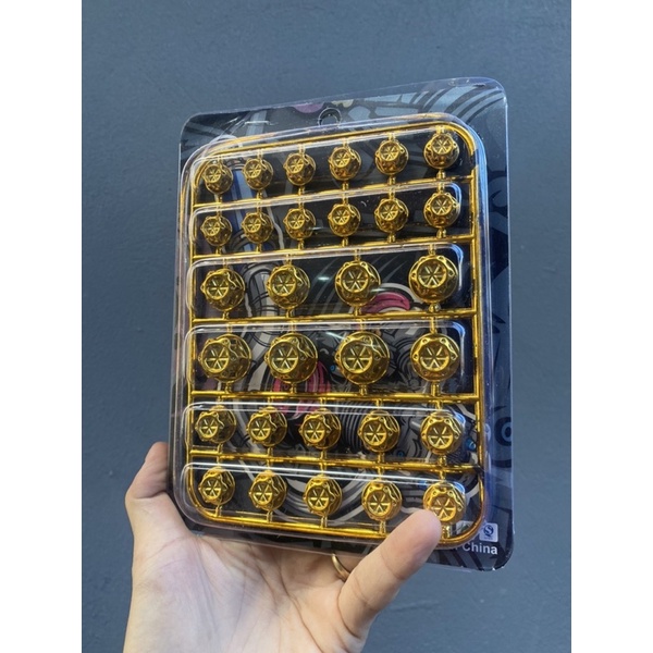 Chụp Ốc Xe Máy Đủ Màu ( Giá 1vỉ 30 chụp ốc)
