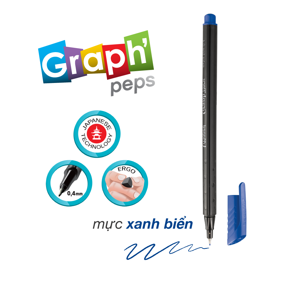 MAPED - Viết kim Graph' Peps 11 màu sắc - 1 cây