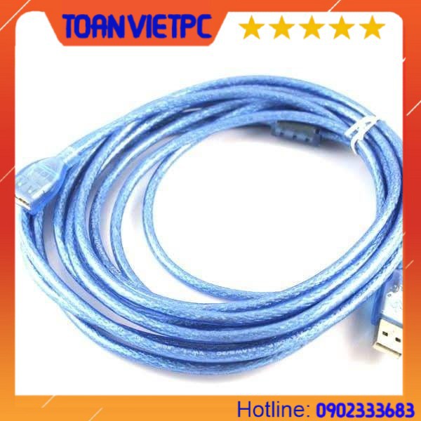 Dây cáp usb nối dài 10m xanh