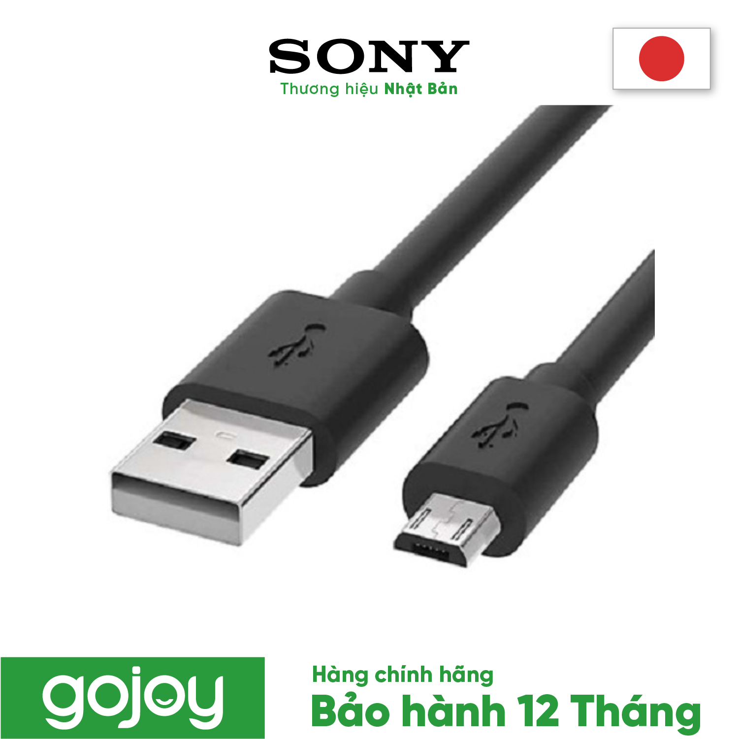 Cáp MICRO USB 1m SONY CP-AB100/BCE WW - Bảo hành chính hãng 12 tháng
