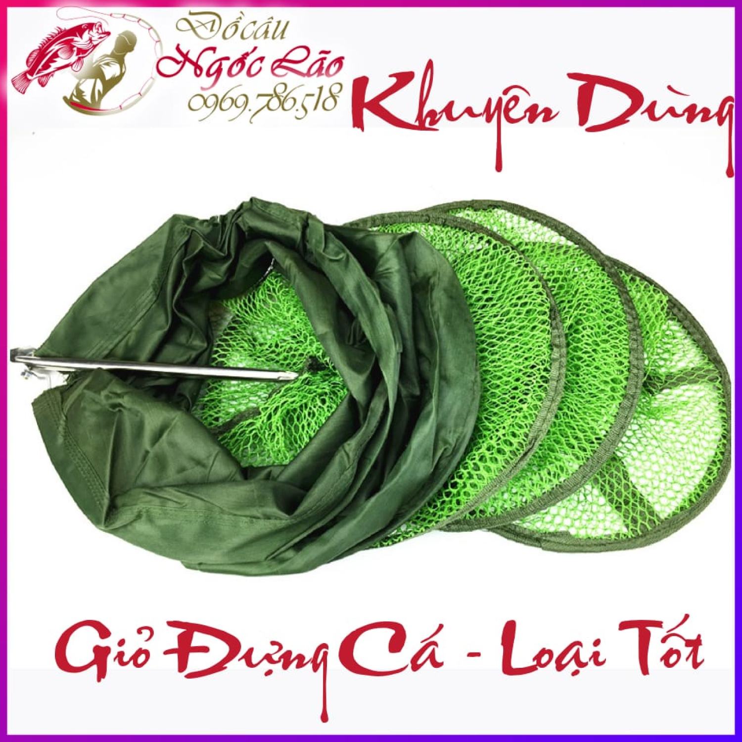 GIỎ ĐỰNG CÁ - Túi đựng giỏ cá - Loại Tốt - Giá rẻ ƞhất