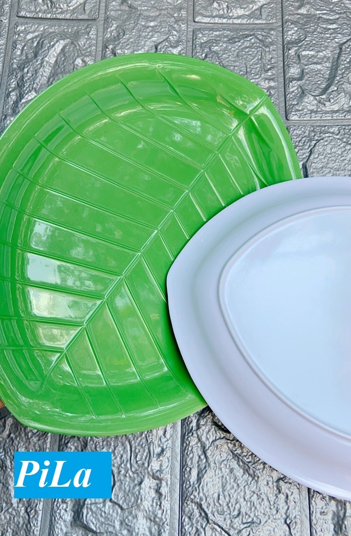 [HCM]Đĩa Melamine Kiểu Chiếc Lá