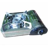Bếp gas du lịch mini inox kim cương
