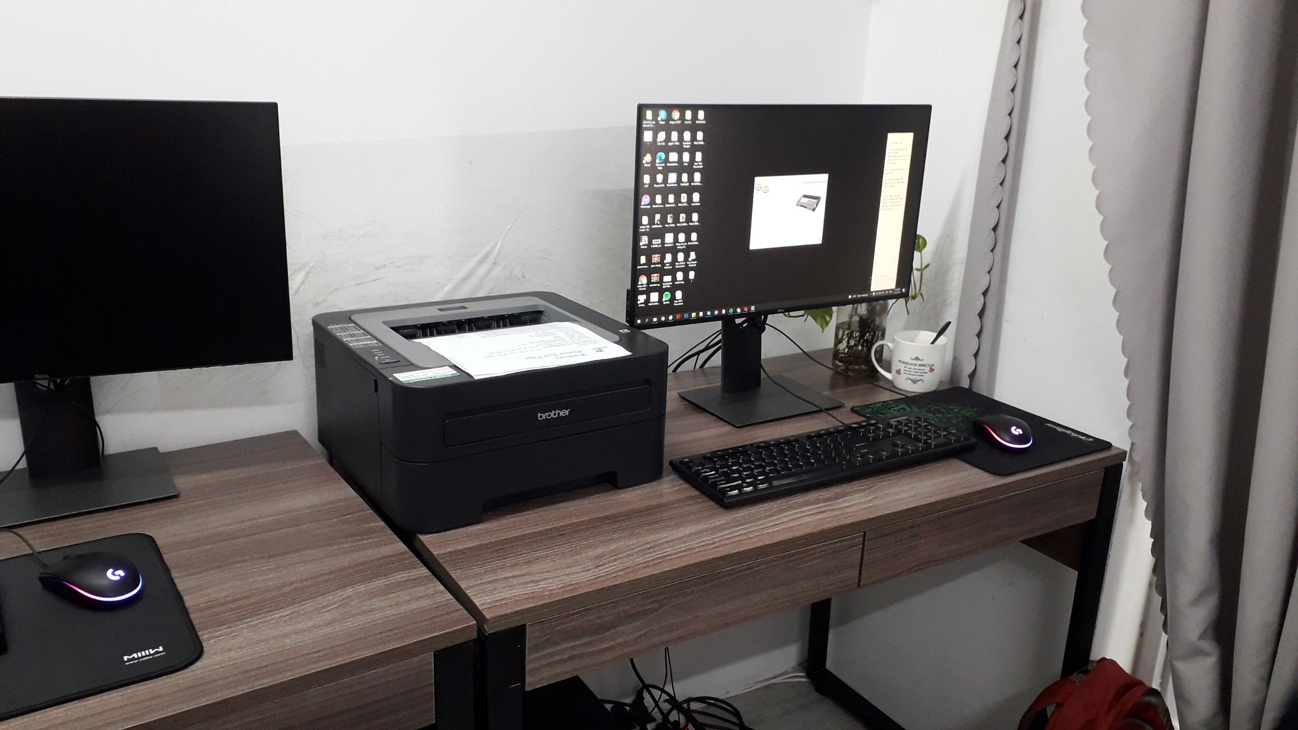 MÁY IN LASER HAI MẶT BROTHER 2240D MỰC RẼ TỰ CHÂM