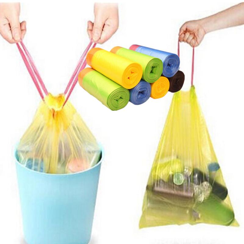 Cuộn Túi Nilon Đựng Rác Có Quai Rút.ĐTVM