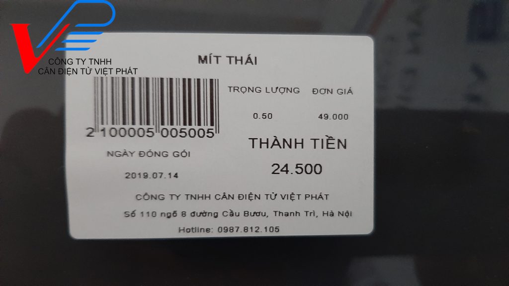 cuộn tem cân điện tử 58x40 mm 30m