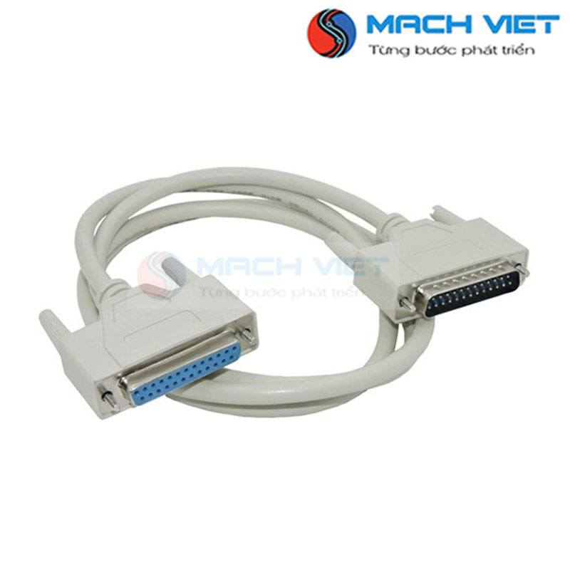 Cáp lpt db25 2 đầu đực - cái dài 3 mét