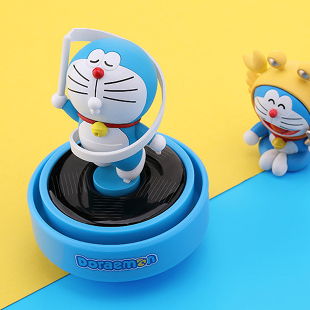 100% Authentic Doraemon Car Aromatherapy Ornaments Rotating Solar Car Interior Vehicle Mounted Aromatherapy Vehicle Mounted Ornaments Air Fresheners Car Decoration RST10741