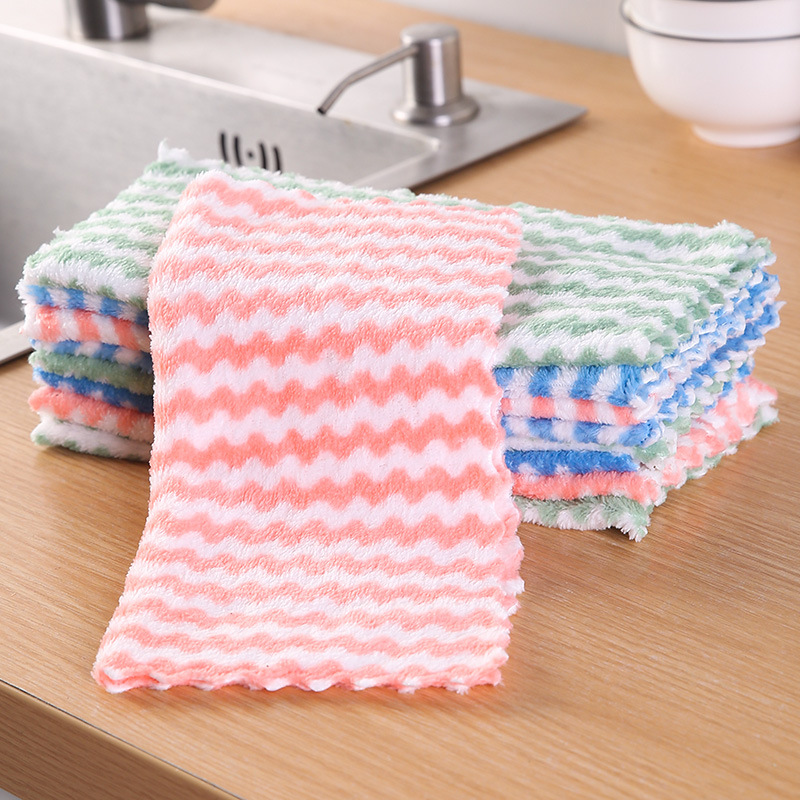 Khăn lau đa năng bằng vải microfiber siêu bền 25*25cm