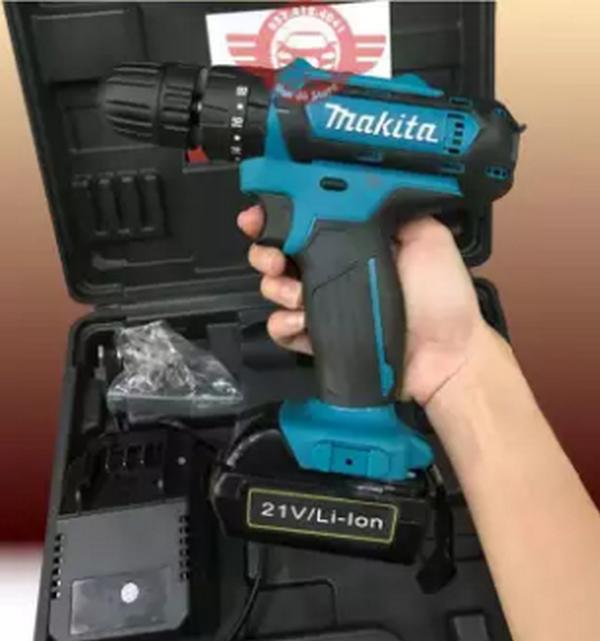 Máy Khoan Chạy Pin Makita 21V, Máy Bắt [ TẶNG MŨI KHOAN ]