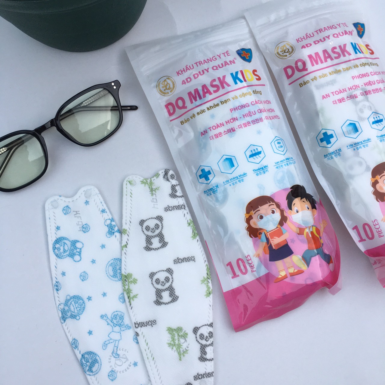 Khẩu Trang Trẻ Em từ 3 đến 8 tuổi (1 Bịch 10 Cái)