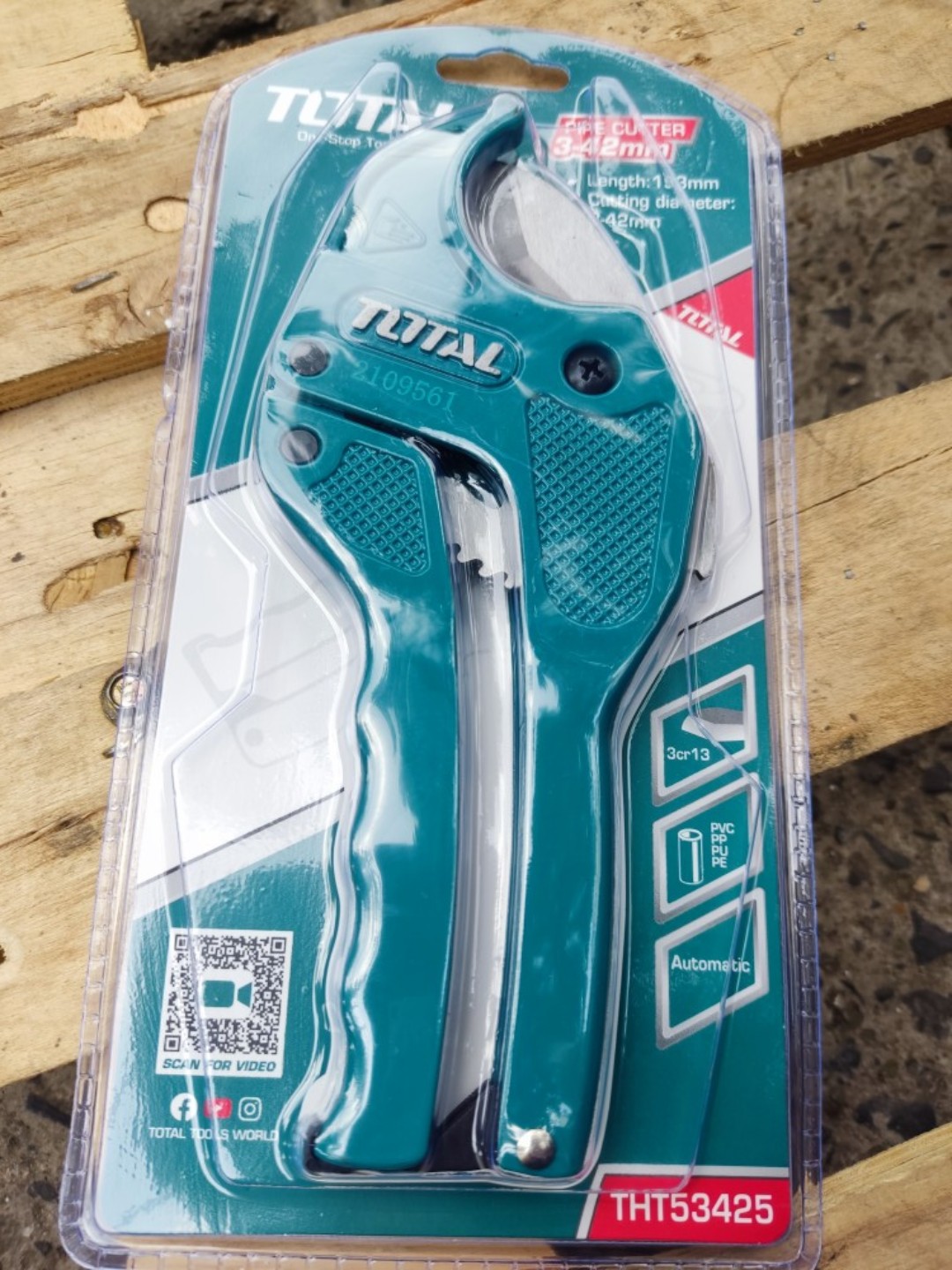 [HCM]Kéo Cắt Ống Total 3-42mm Tht53425